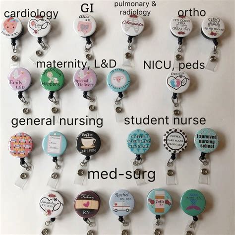 etsy badge reel|interchangeable badge reels for nurses.